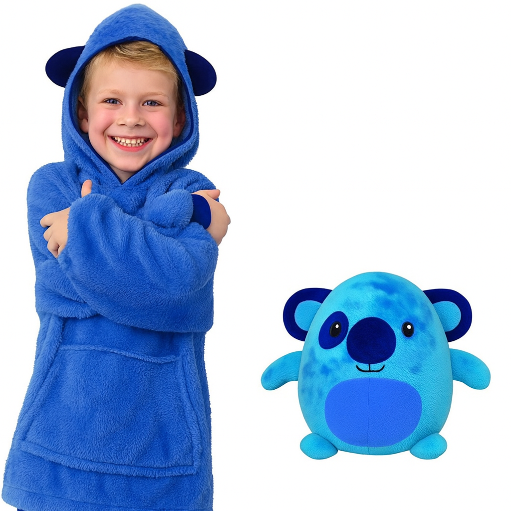 KnuffelHoodie™ - Superzachte 2-in-1 knuffel & hoodie