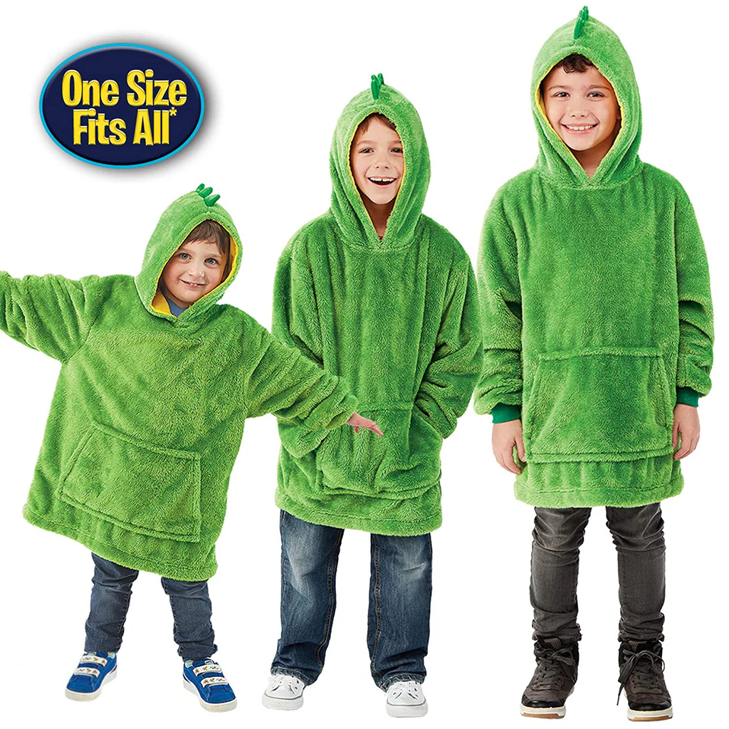 Knuffel Hoodie™ Groen - Superzachte 2-in-1 knuffel & hoodie